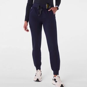 FIGS Zamora Navy Jogger Scrub Pants | Size M